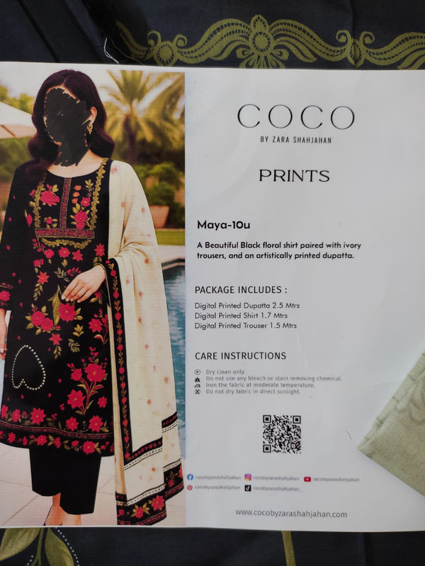COCO by Zara Shahjahan Design No:2