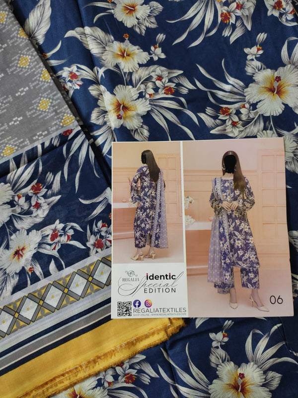 Regalia Original 3Piece Lawn Design No:5