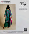 AlKaram Lawn 3-Piece Unstitched Suit – Everyday Elegance for Summer (MS-EC103-26-Ferozi)