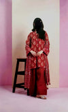 AlKaram Lawn 3-Piece Unstitched Suit – Everyday Elegance for Summer (MS-SLR-29-25-4-Red)