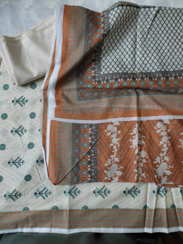 Safina Lawn 3Pcs Design No: 1